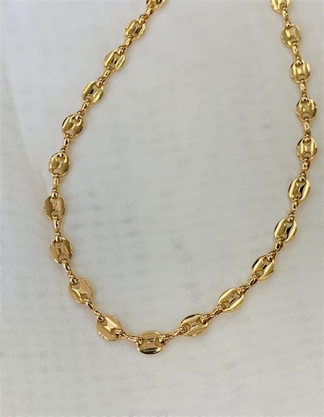 gucci chain link necklace